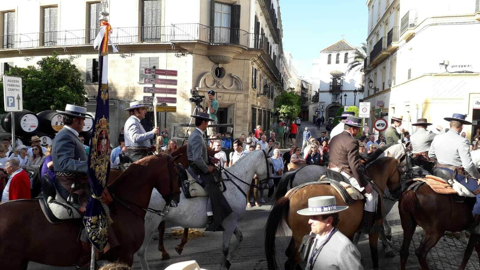 Las imágenes de la salida de la hermandad de Jerez al Rocío