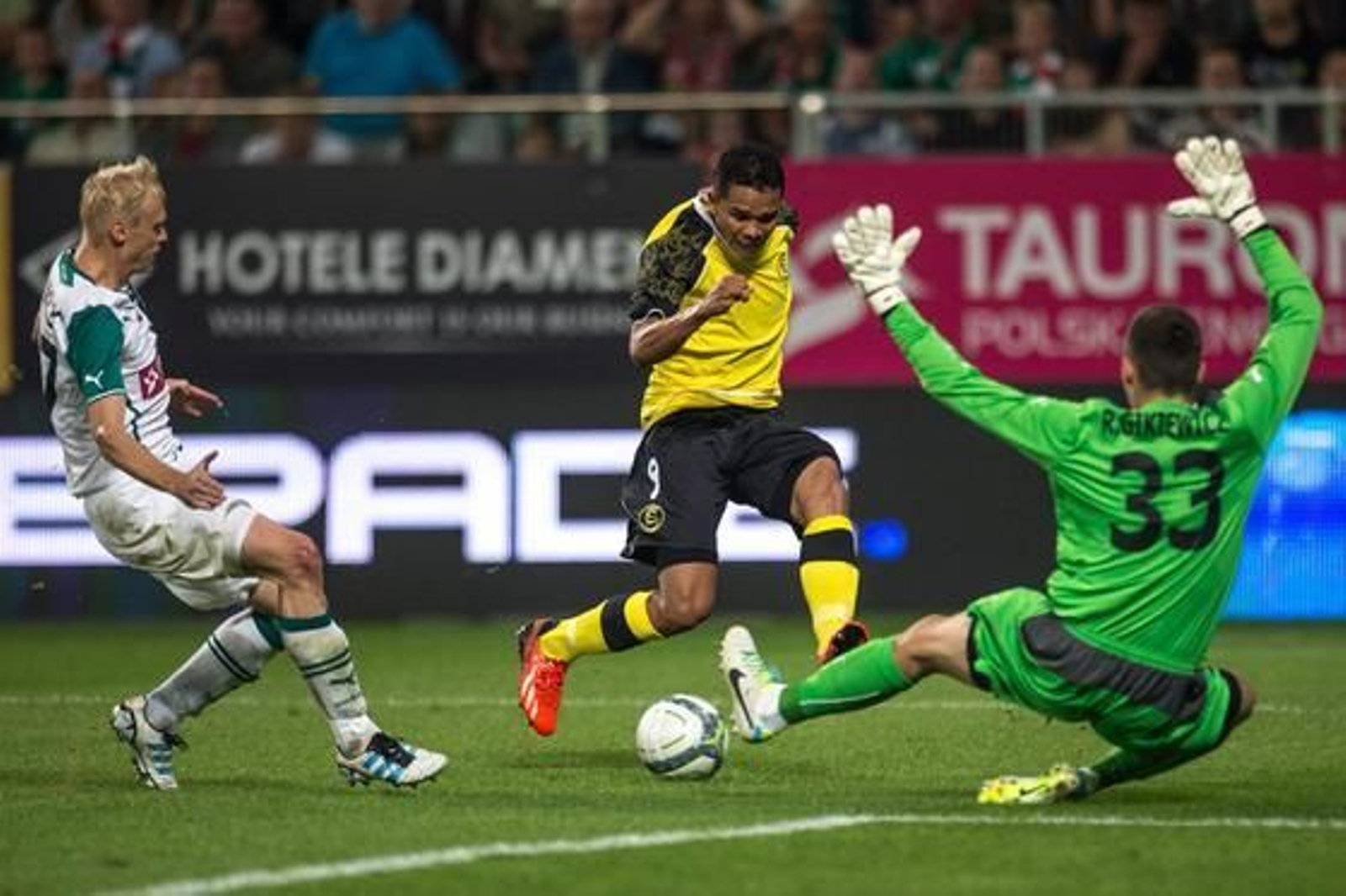 Las imágenes del Slask-Sevilla