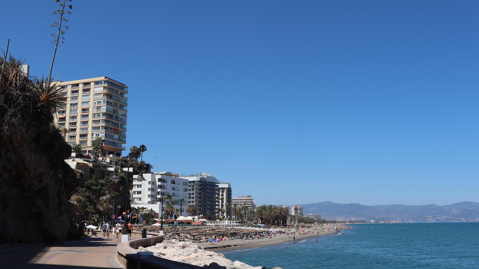 Un rincón de Torremolinos.