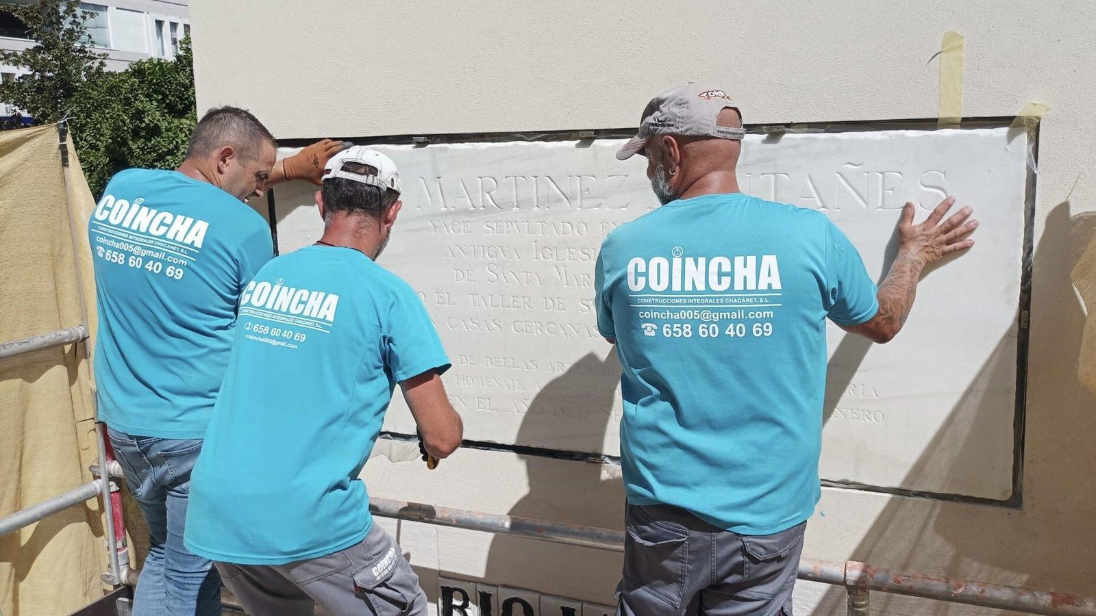 Instalación de la placa.