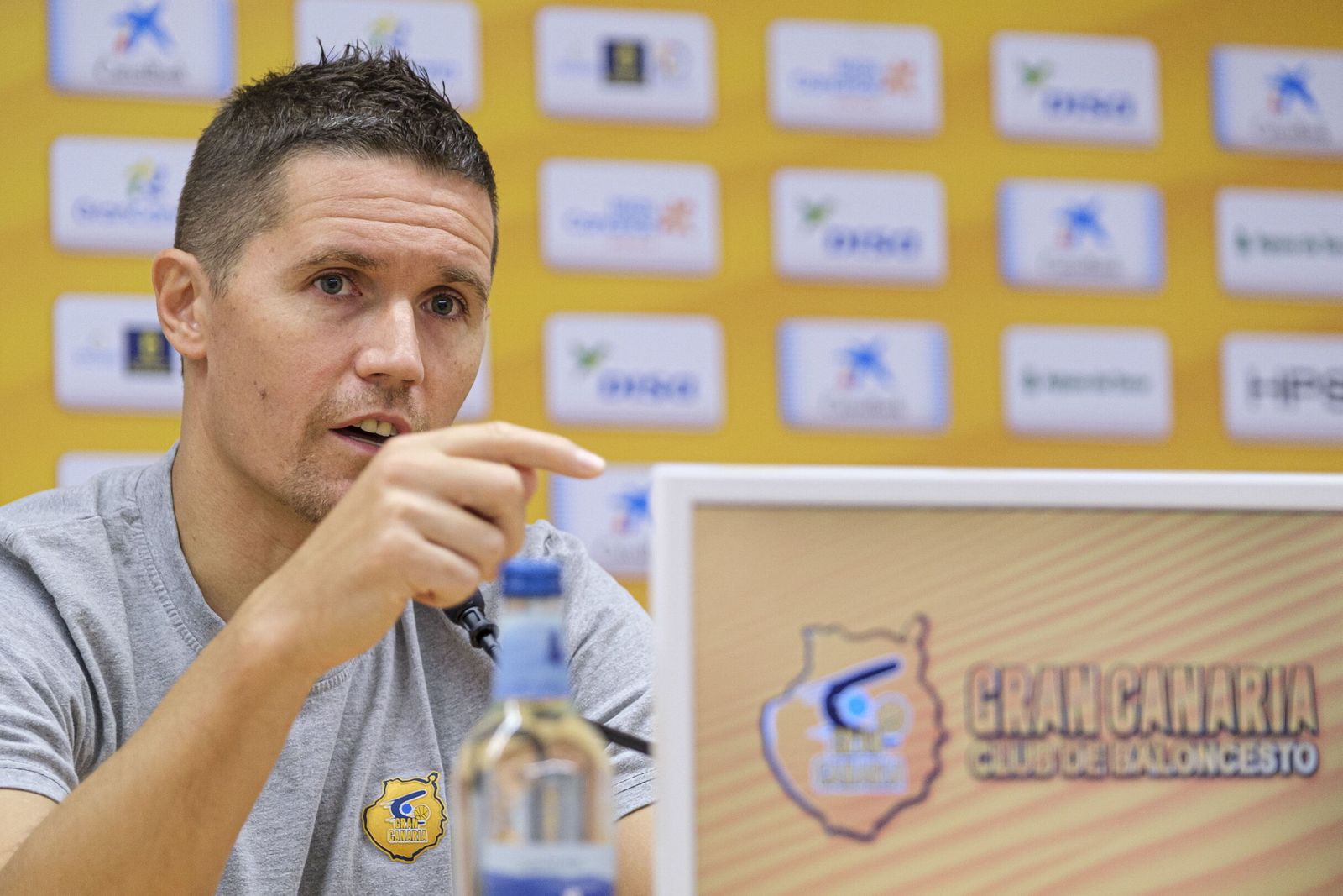 Jaka Lakovic, en rueda de prensa.