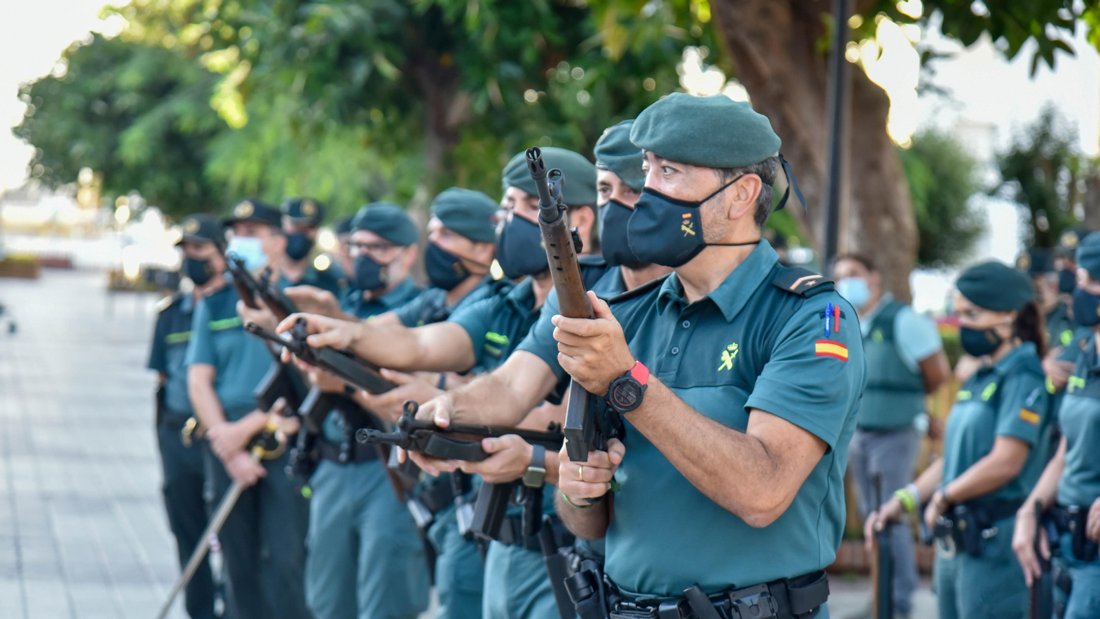 Laa fotos de los ensayos para desfile del Día del Pilar en Tarifa