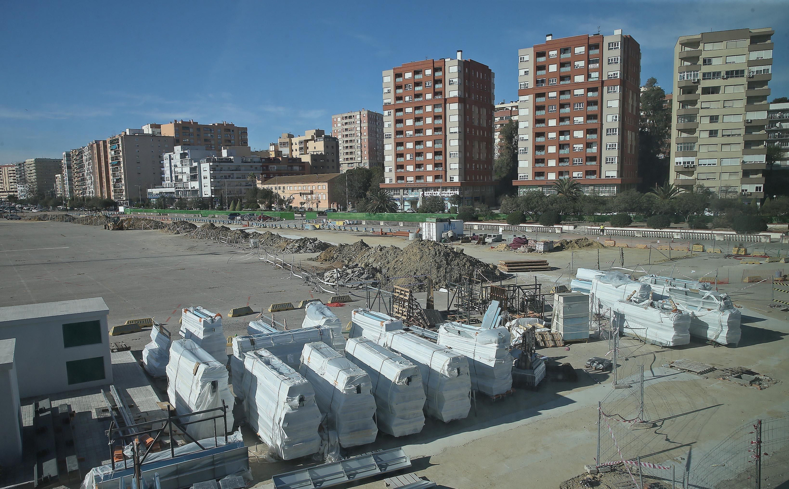 Fotos de la visita a las obras del Centro de Innovación de la UCA del Lago Marítimo en Algeciras