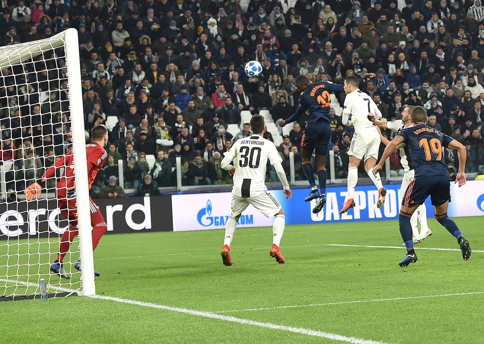 Las imágenes del Juventus-Valencia