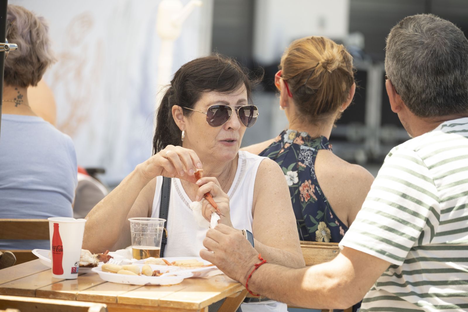 Imágenes del sábado en la 'IX Feria de la Gamba y el Marisco de Huelva'