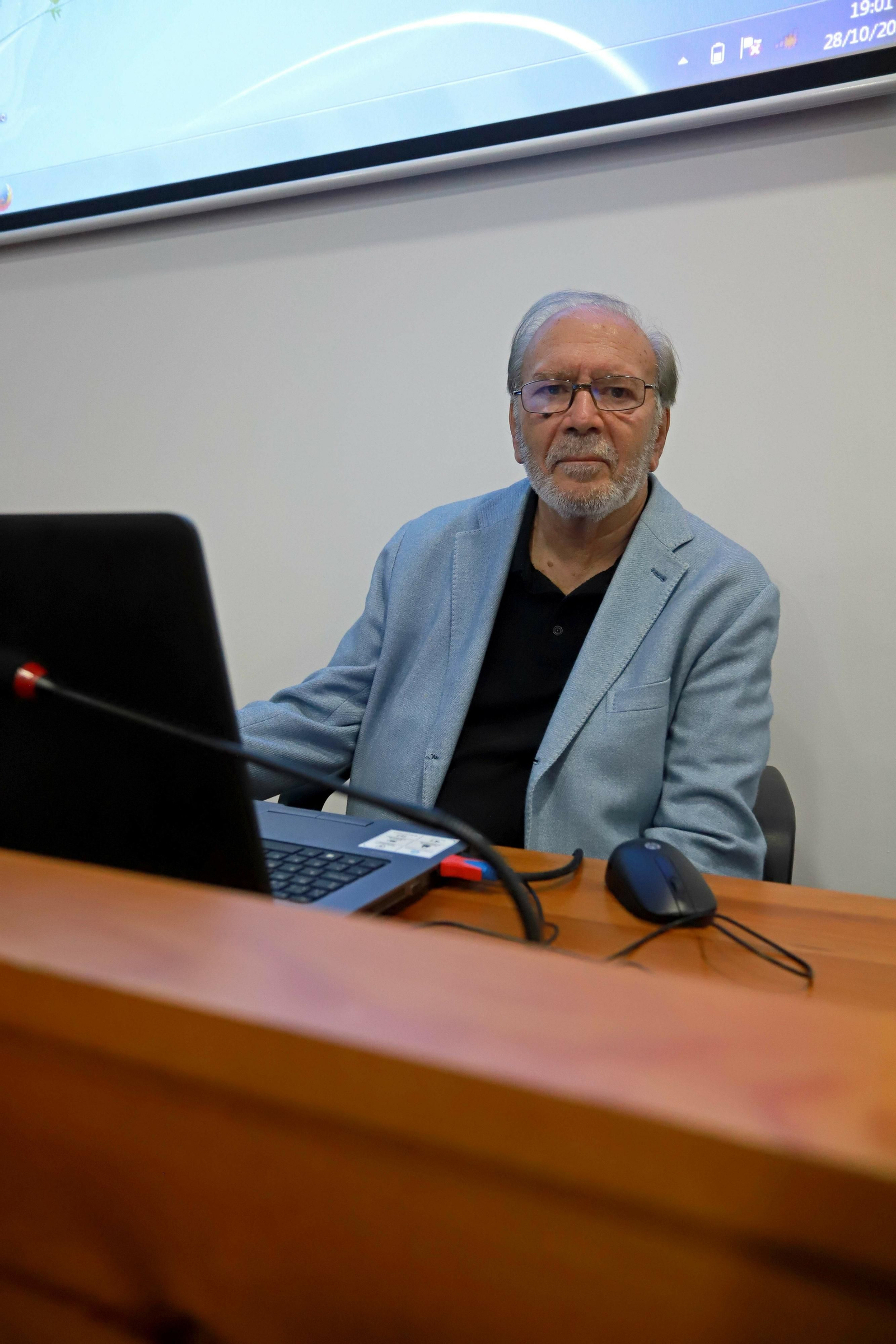 Eduardo Sáenz de Varona, en la Mancomunidad.