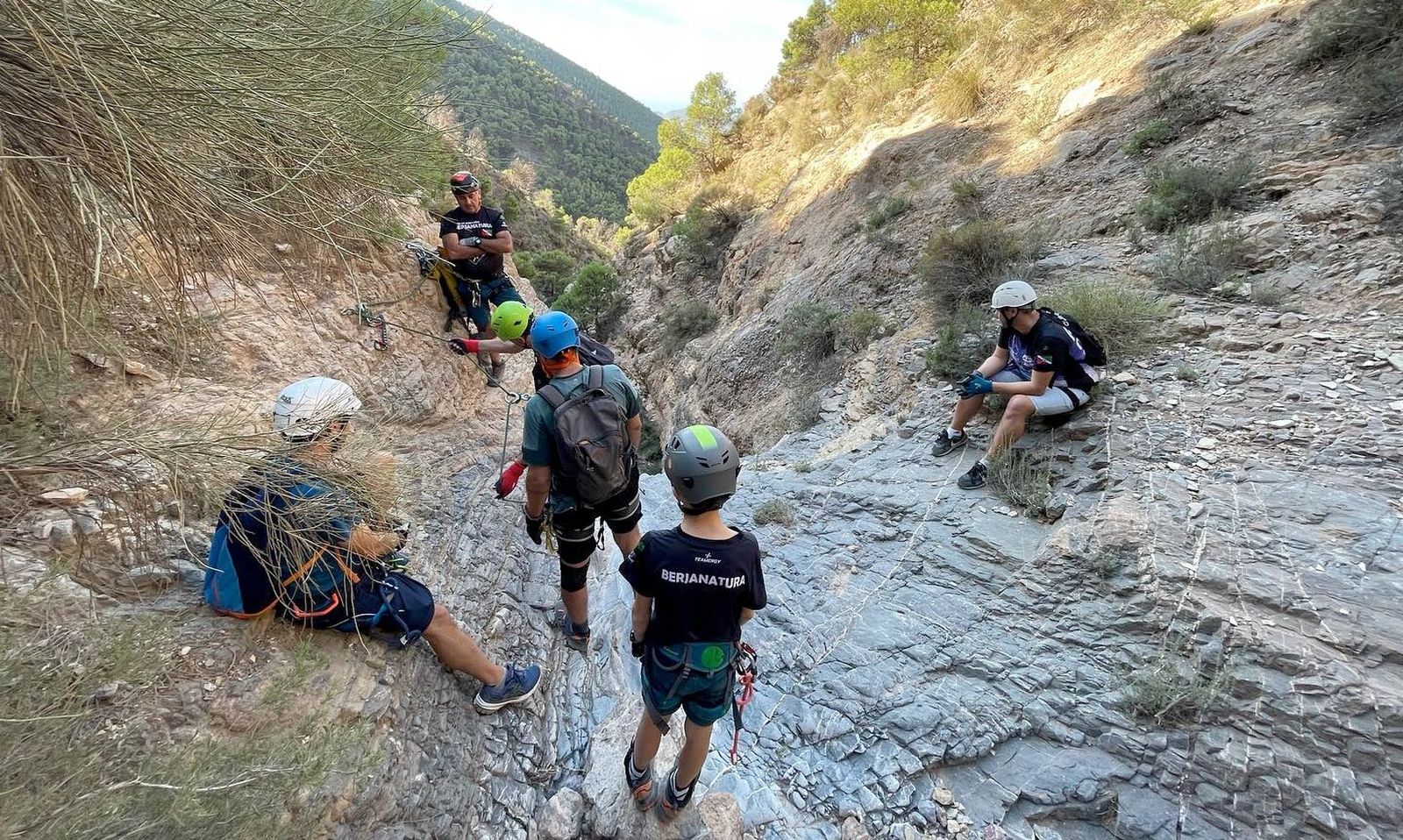El descenso de barrancos es una actividad muy espectacular