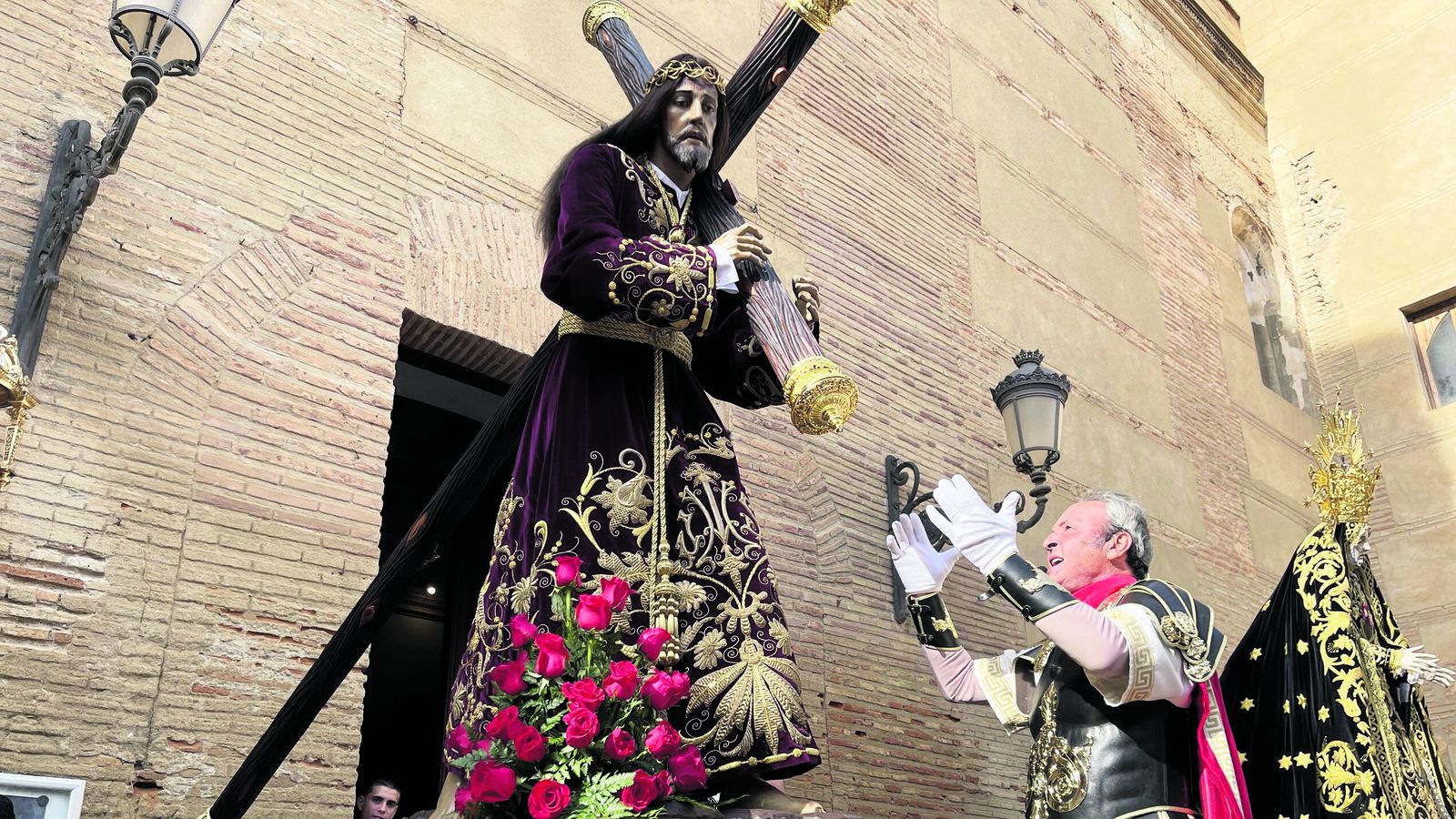 Uno de los momentos del Pregón del Judío, en Vera.