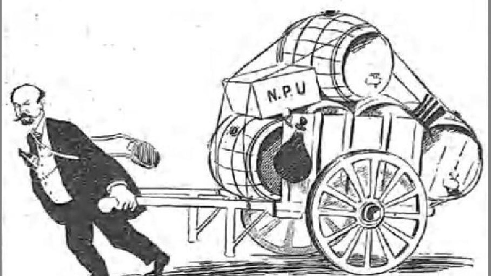 Caricatura del Duque de Almódovar.