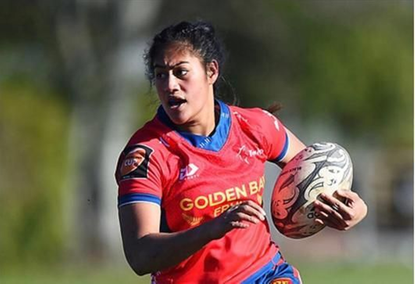 Easter Salverio, en un partido en Nueva Zelanda.