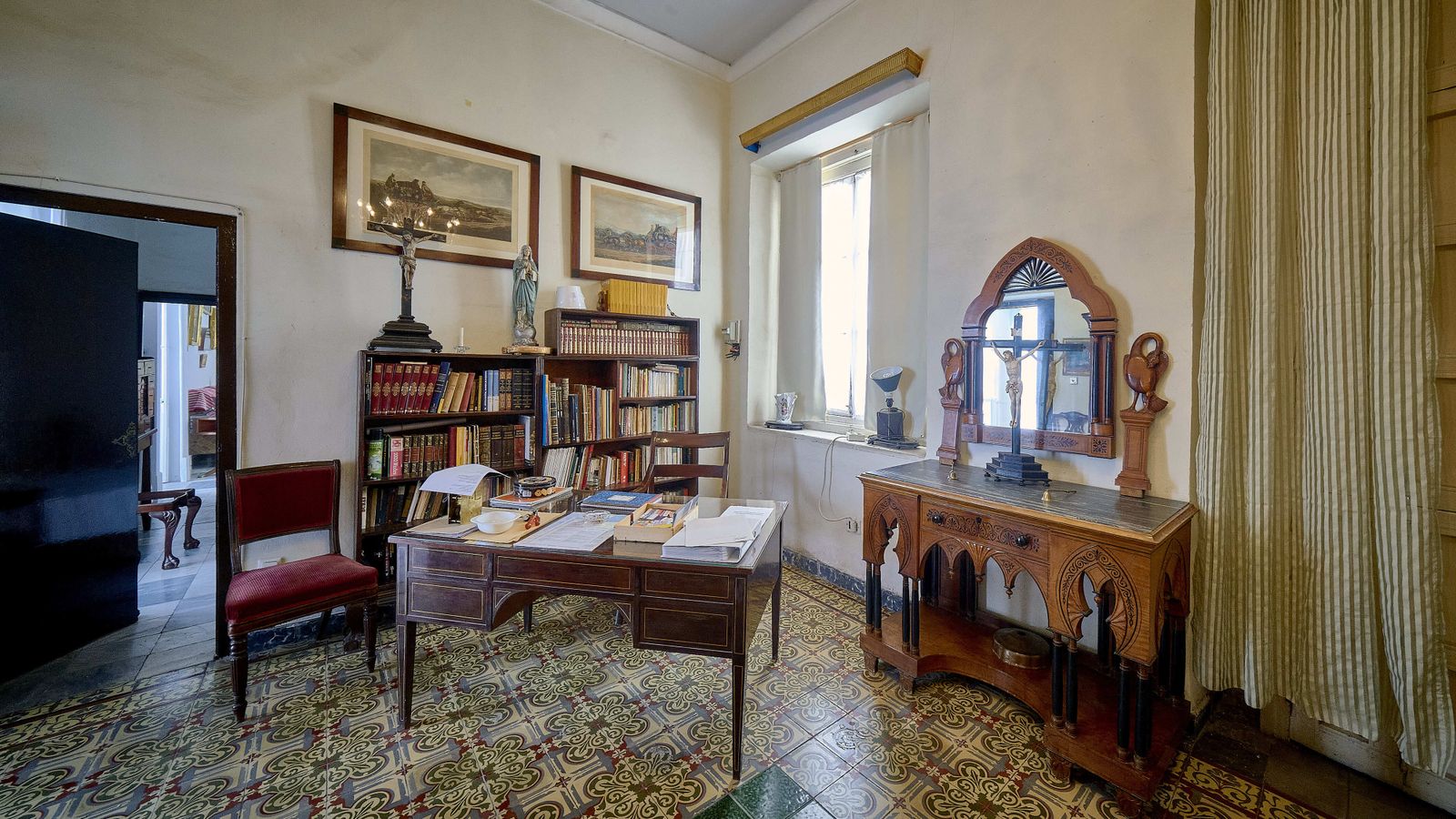 Interior de la finca en Antonio López 7.