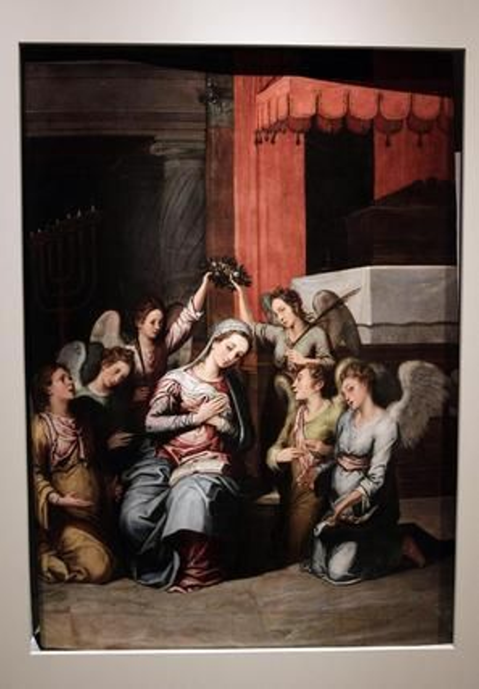 Vista de las piezas mostradas en la exposición del Bellas Artes sobre el precose de restauración del retablo de la Iglesia de Santa Ana.

Foto: Antonio Pizarro