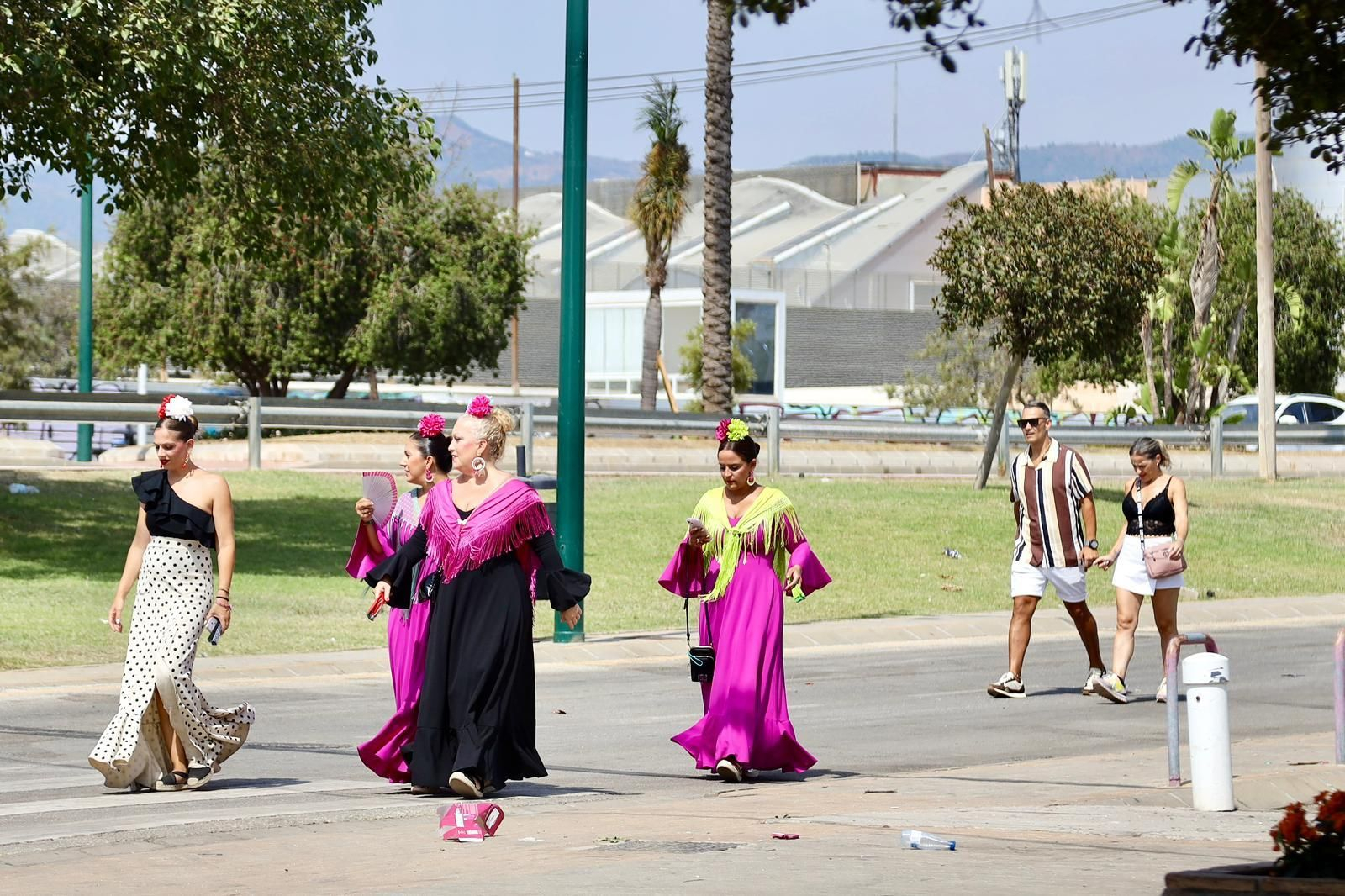 El domingo de Feria en el Real, en imágenes