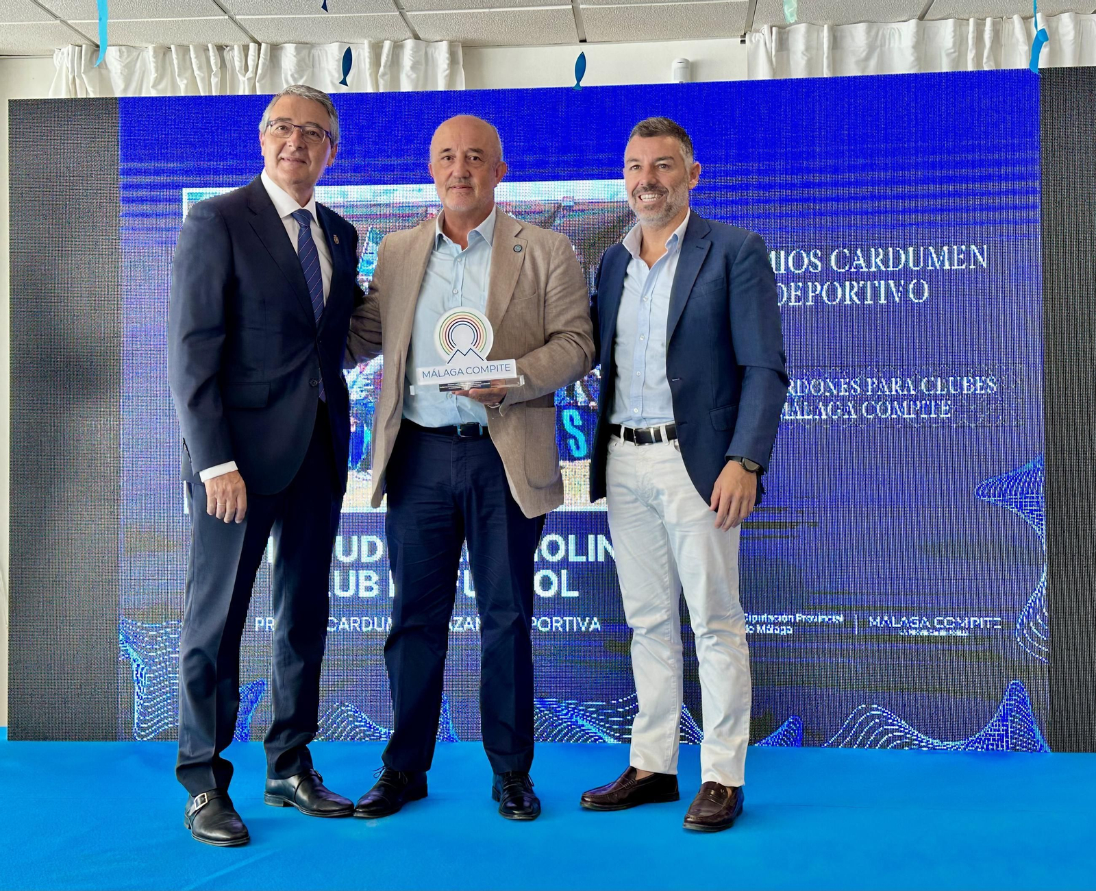 La Diputación reconoce a CAB Estepona, AMIVEL, Juventud Torremolinos CF, Ciclista Al-Ándalus y al Unicaja en la I edición de los Premios Cardumen Deportivo