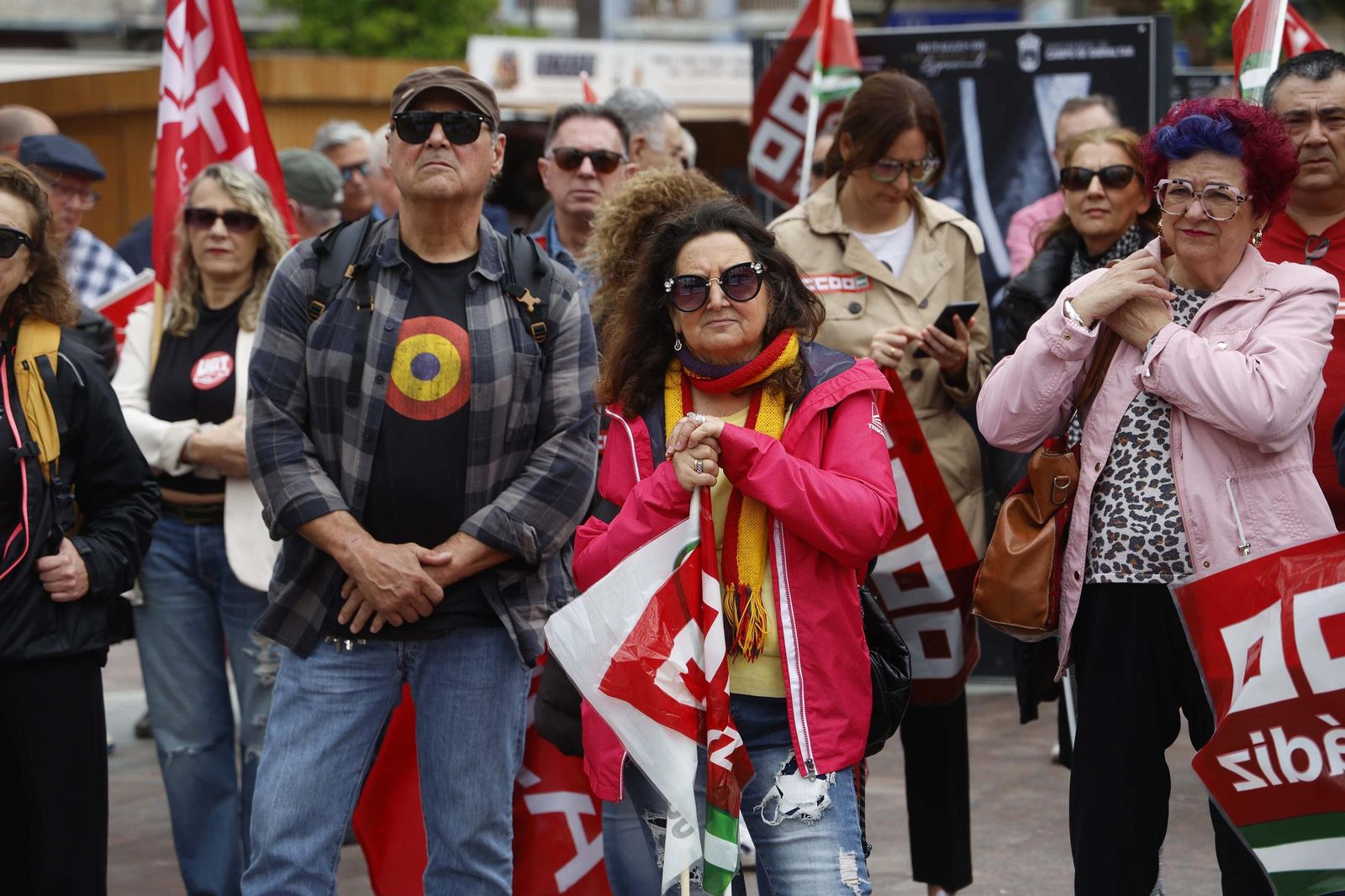 Fotos de la manifestación del Primero de Mayo en Algeciras
