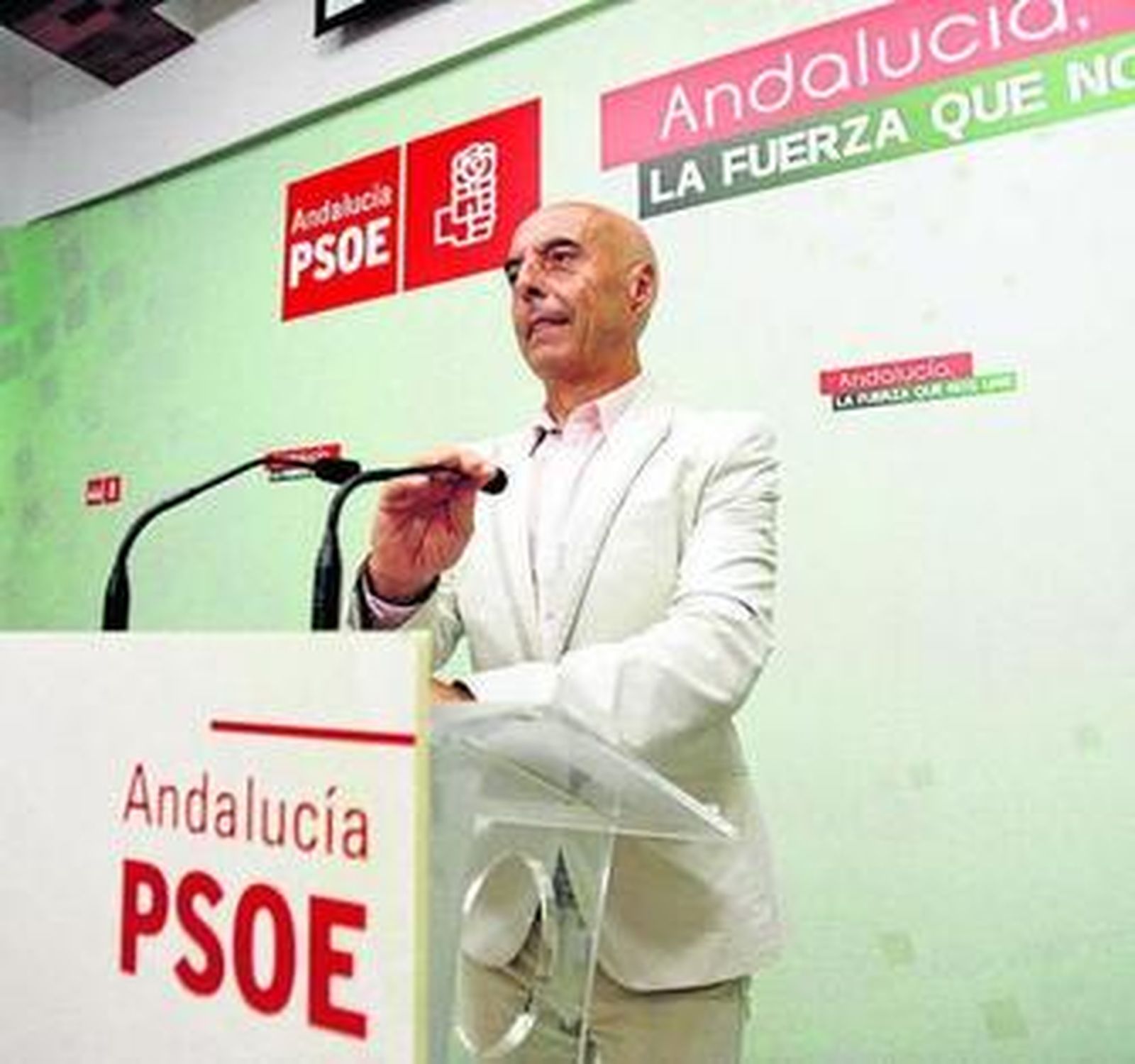 Foto de archivo de Antonio Hurtado en la sede del PSOE.