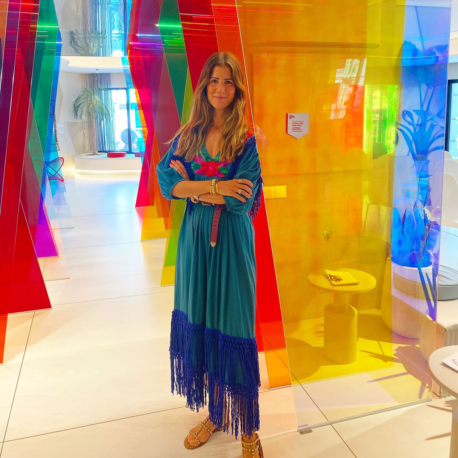 Beatriz Enríquez, con su propuesta ganadora.