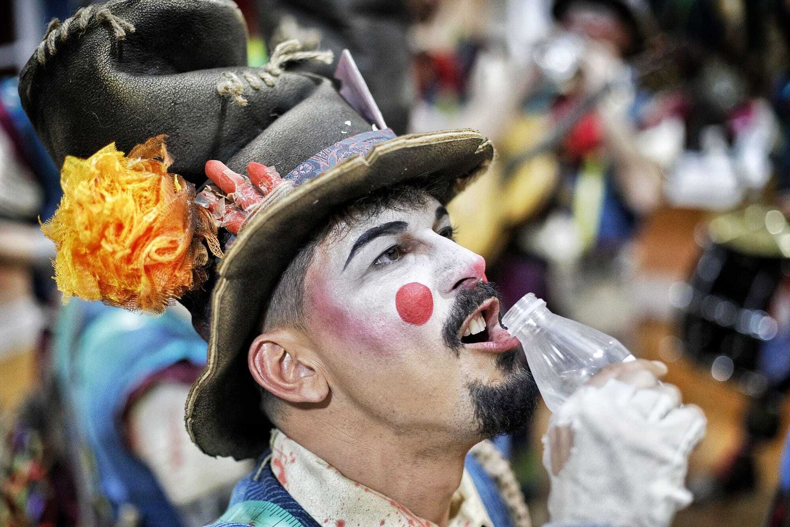 Comparsa 'Los colaores', una comparsa de toda la vida'.