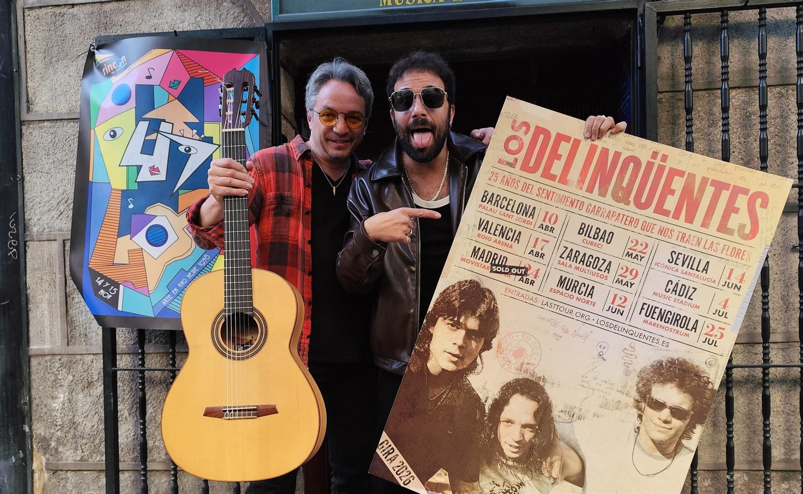 Diego Pozo 'Ratón' y El Canijo de Jerez en la presentación de la gira.