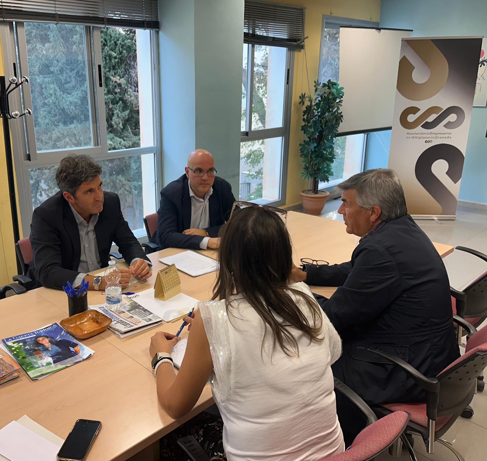 Un momento de la reunión.