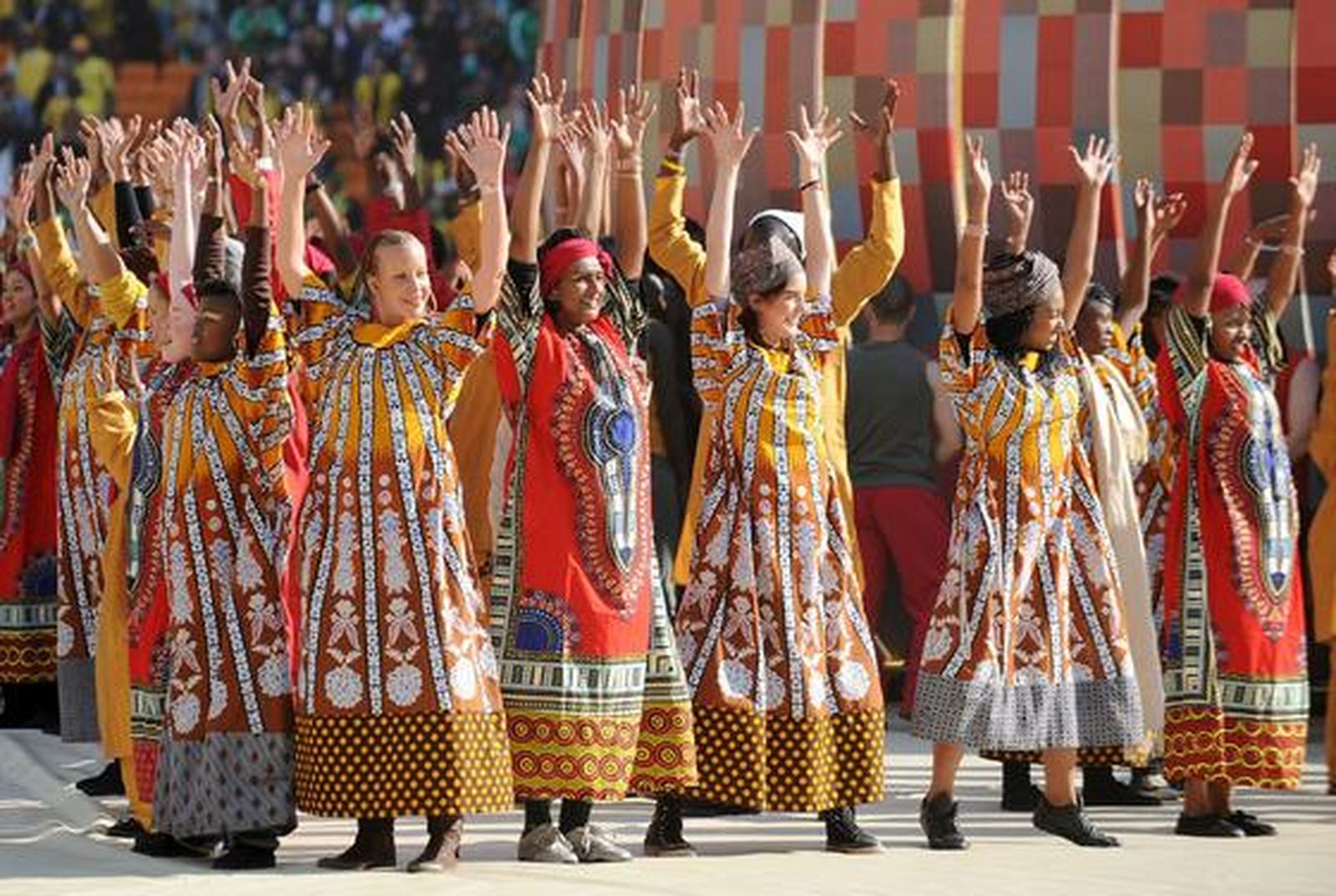Una fiesta de música y color abre oficialmente el Mundial de Sudáfrica 2010.

Foto: Efe
