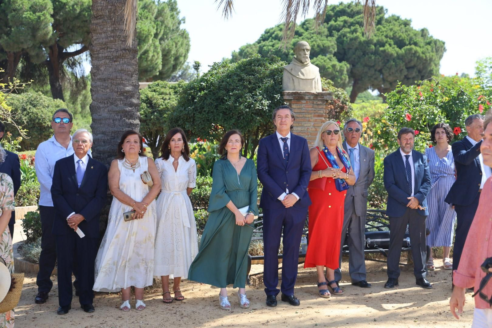Imágenes del acto institucional de la Real Sociedad Colombina Onubense en el Monasterio de La Rábida