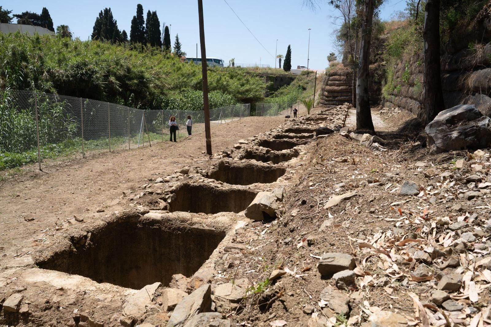 Las piletas que han salido a la luz.