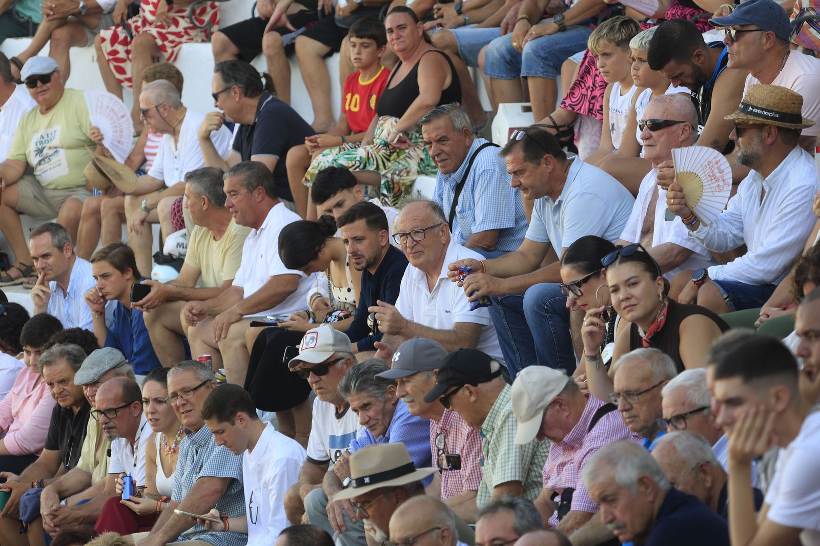 Fotos de la corrida de toros de la Feria de San Roque con David Galván, Román y Joaquín Galdós