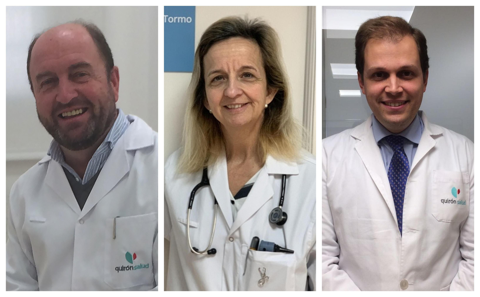 Los doctores Carlos de Teresa, Mónica García Tormo y Daniel Cabo.
