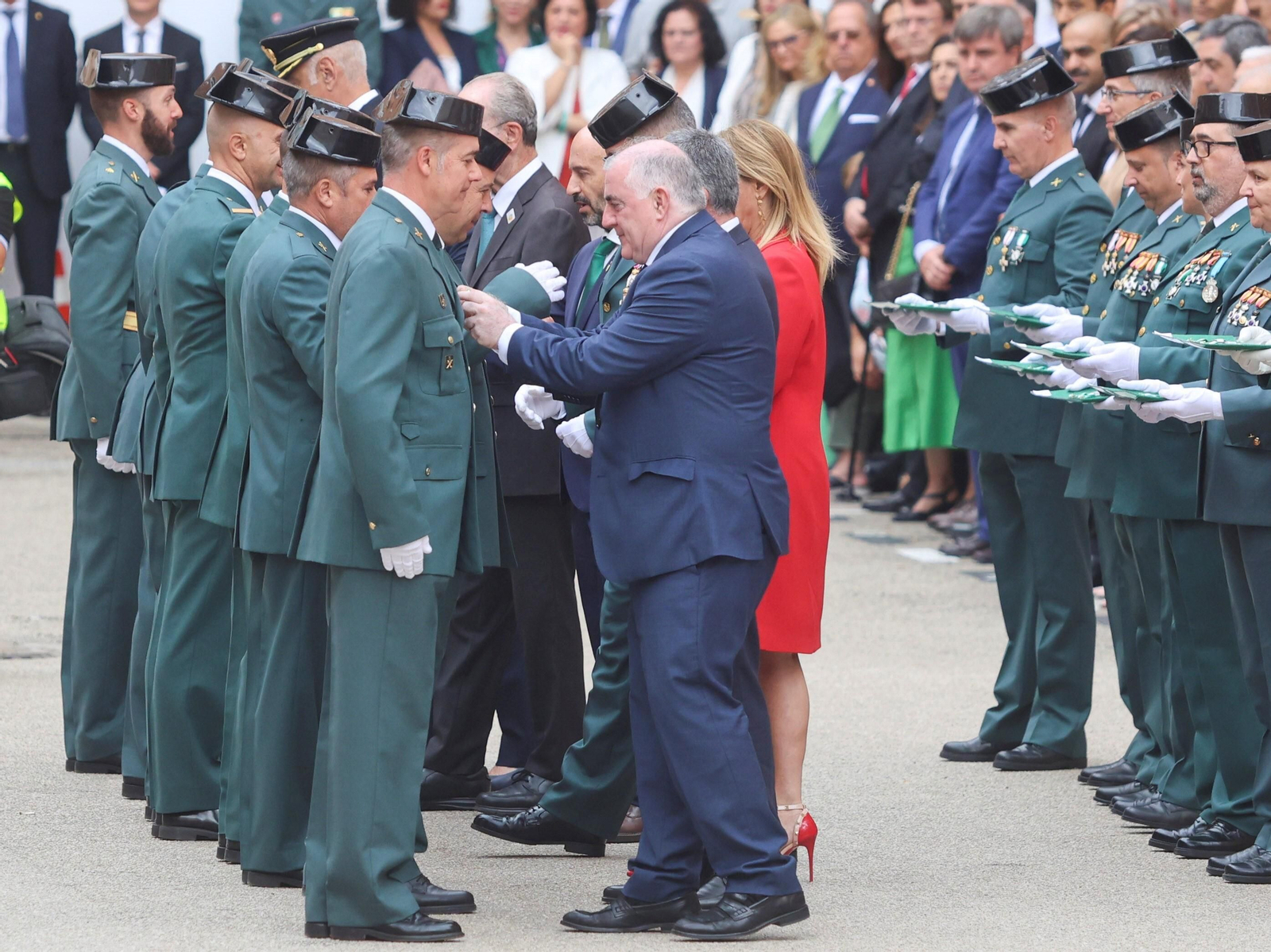 La Guardia Civil de Málaga homenajea a los agentes retirados en su 179 aniversario