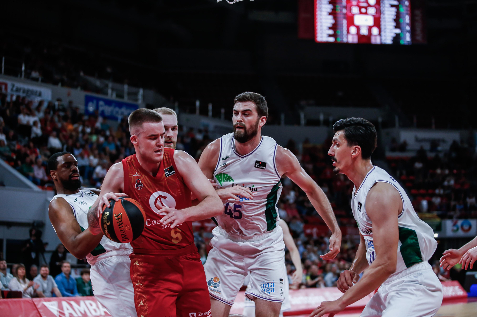 El Casademont Zaragoza - Unicaja, en fotos