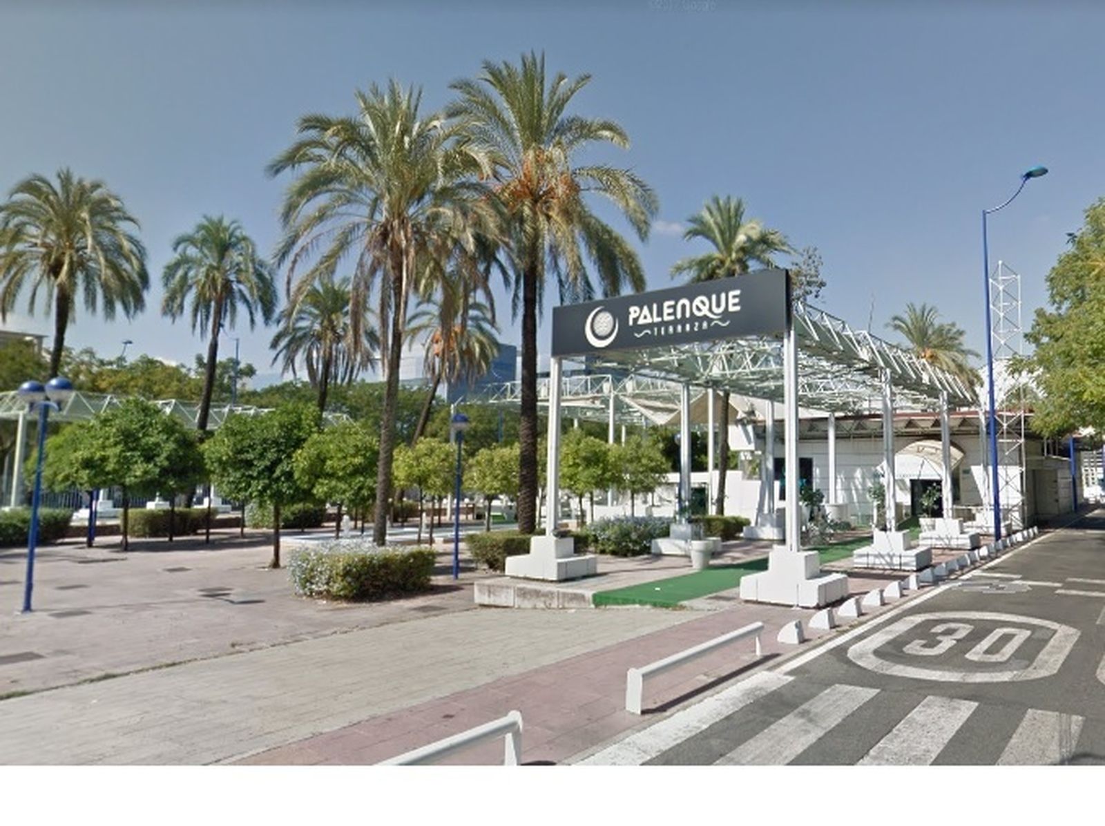 La terraza Palenque, donde han ocurrido los hechos.