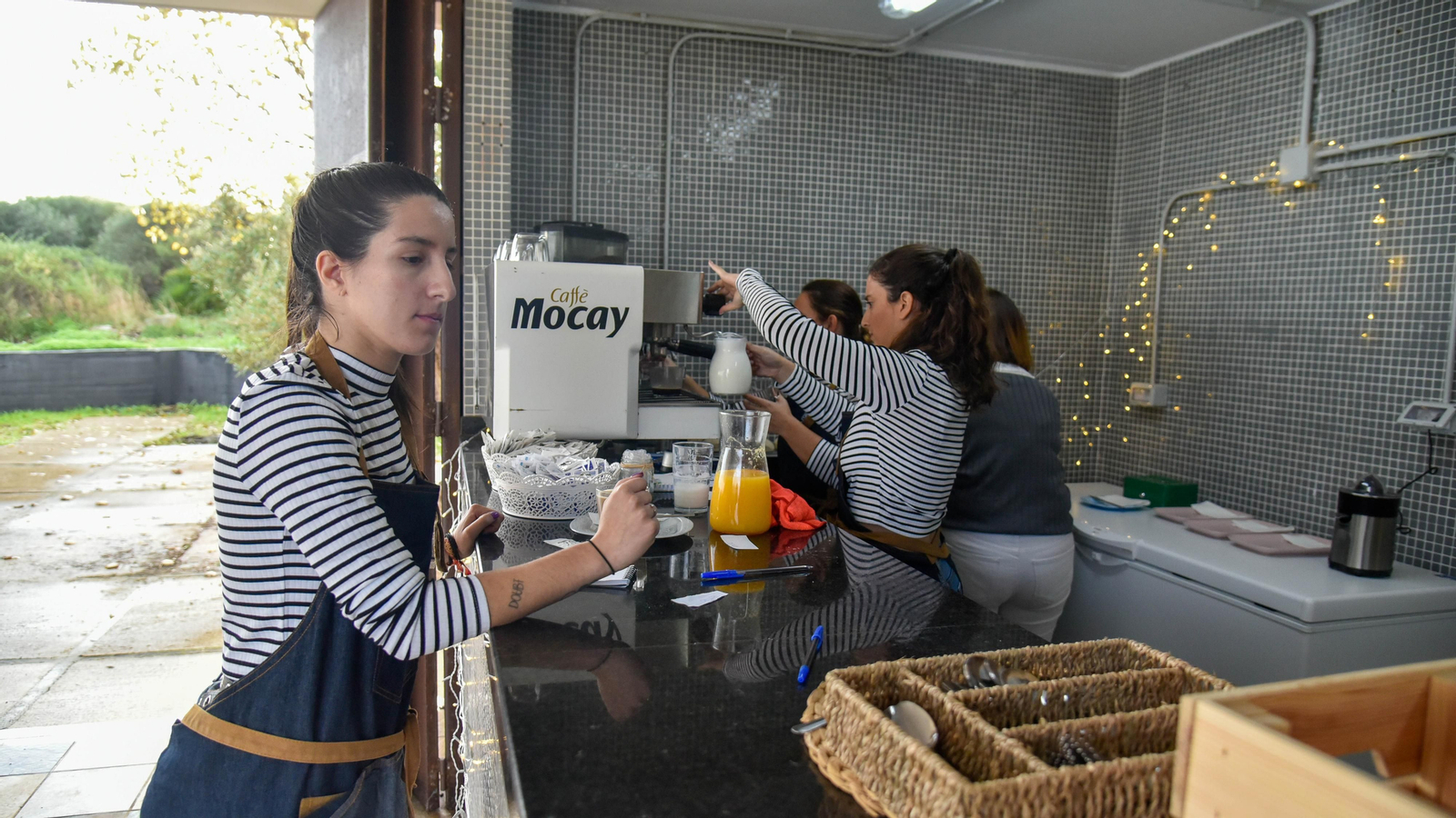 Primer día de la cafeteria del Parque del Centenario