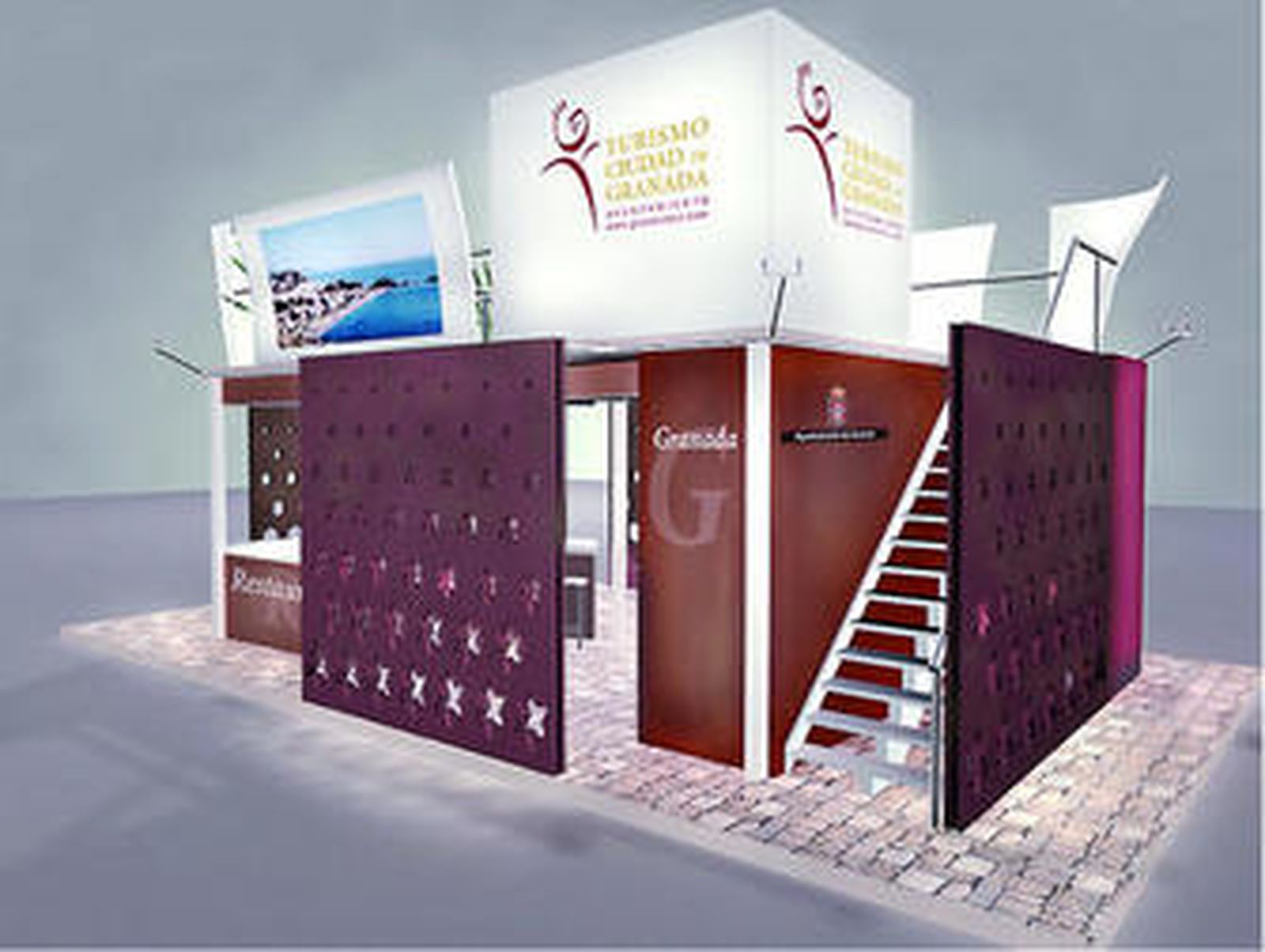 Imagen de archivo del expositor de la capital en Fitur de 2005.