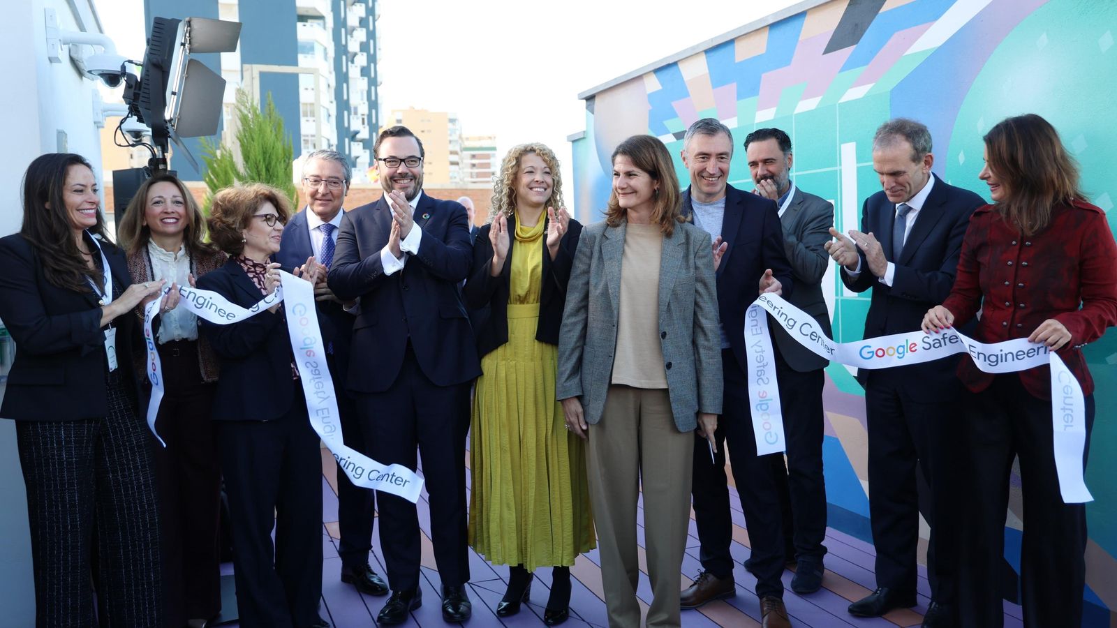 La inauguración del Centro de Ciberseguridad de Google en Málaga, en imágenes
