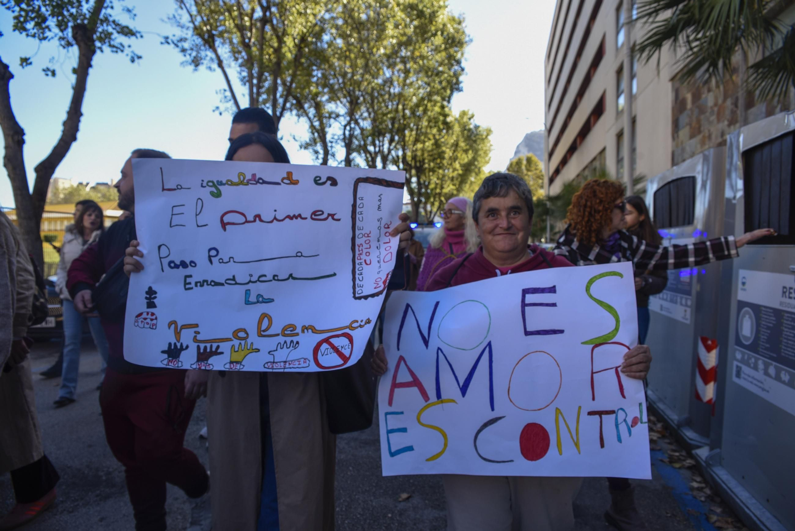 Marcha en La Línea por el 25-N, Día Internacional de la Eliminación de la Violencia contra la Mujer