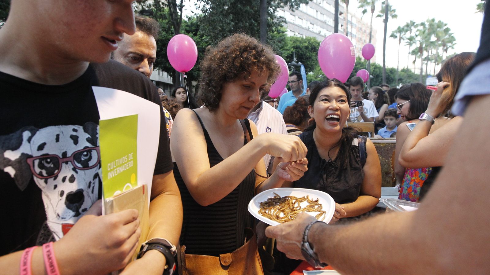 La posibilidad de comer insectos es uno de los grandes atractivos de todos los años.
