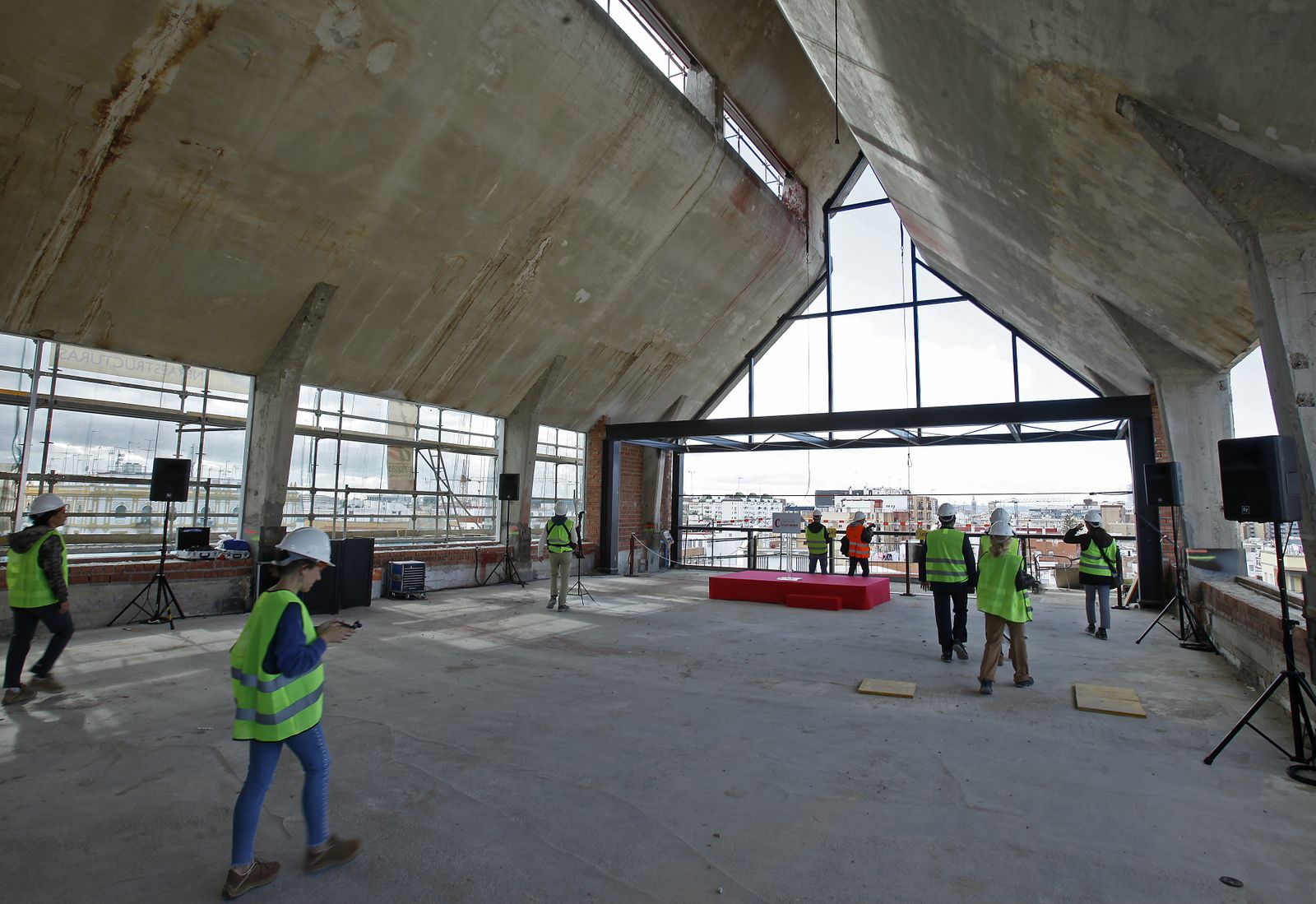 Obras en la "nueva" fábrica de Cruzcampo