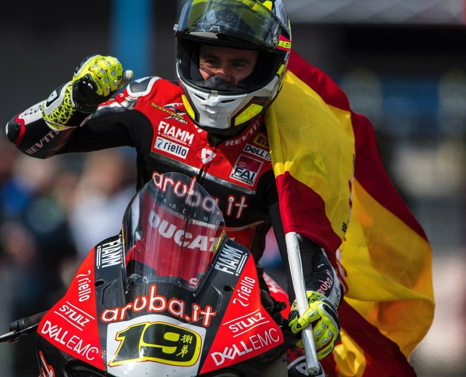 Álvaro Bautista, líder del Mundial de Superbike.