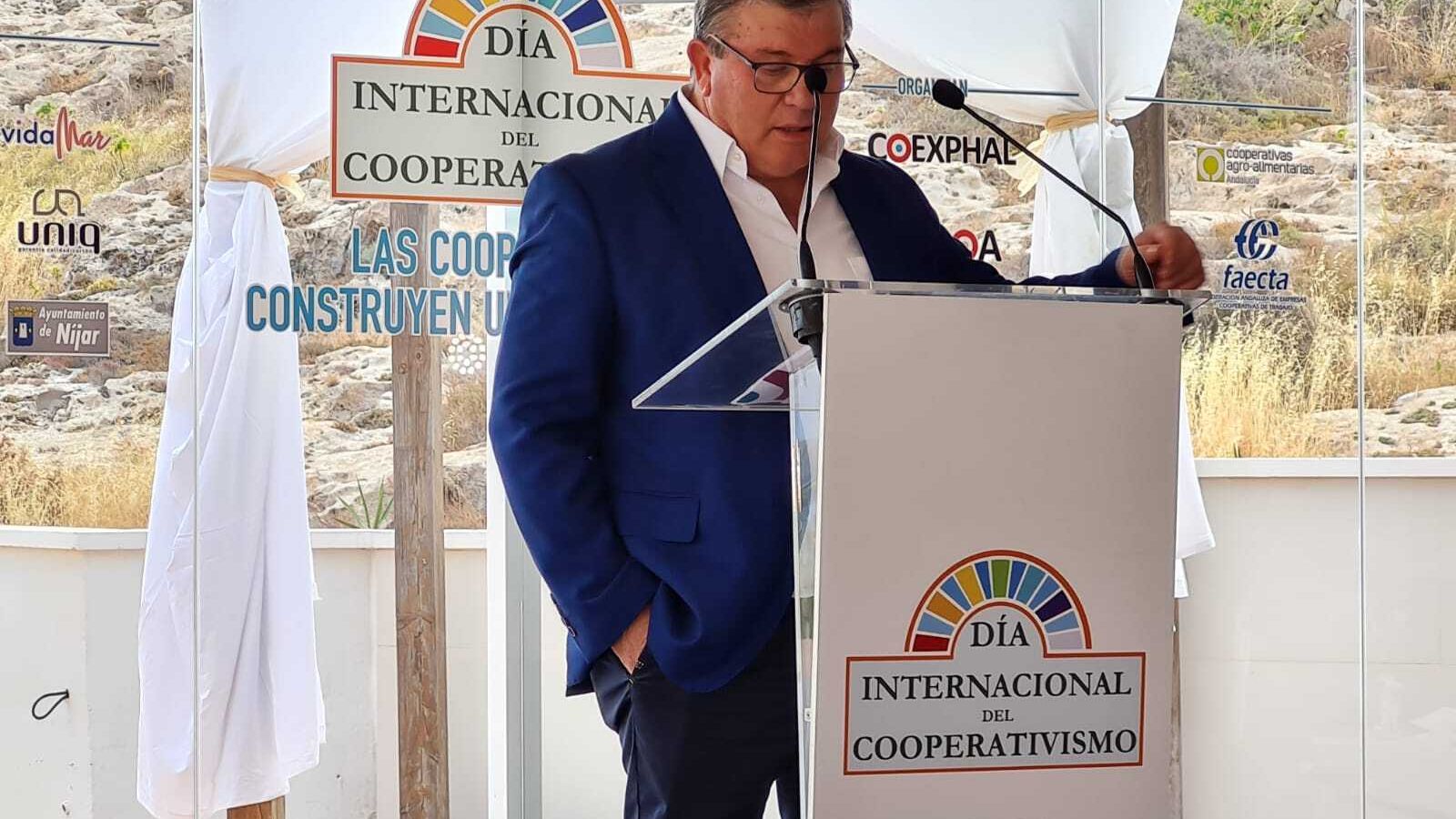 Juan Antonio González, durante su intervención.