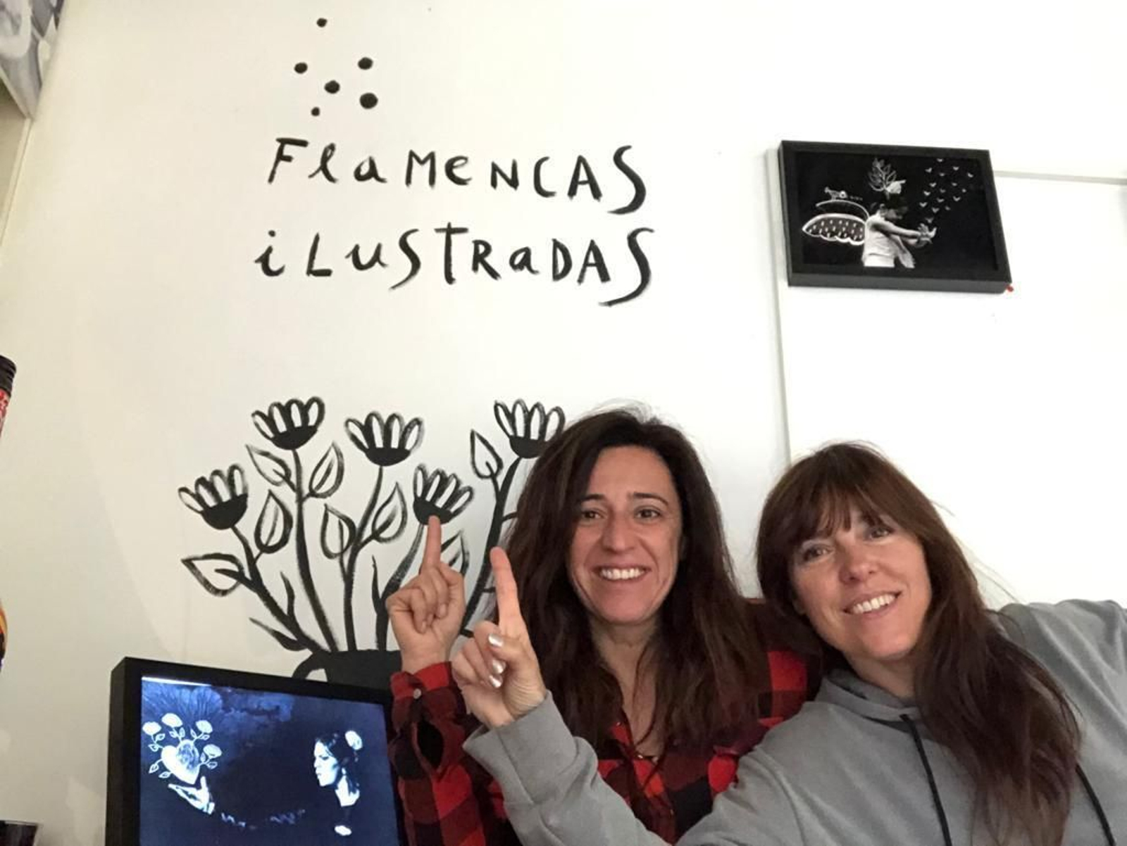 Isa de la Calle y Susana Subirana, creadoras de 'Flamencas Ilustradas' Isa de la Calle y Susana Subirana, creadoras de 'Flamencas Ilustradas'