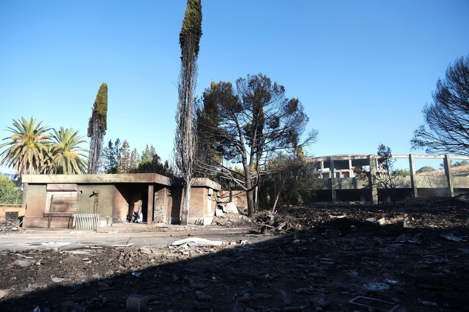 El día después del gran incendio de Chinales, en fotografías: rescoldos, humo y pérdidas El día después del gran incendio de Chinales, en fotografías: rescoldos, humo y pérdidas