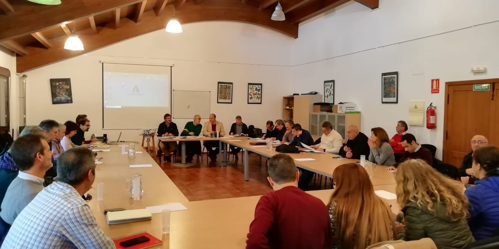 Reunión de la junta rectora del Parque de Grazalema.