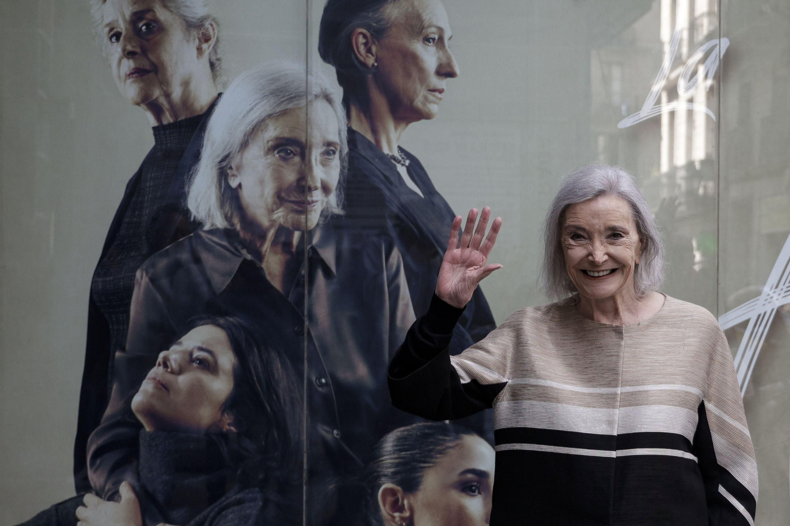 Nuria Espert, en el reciente estreno de 'La isla del aire' en Barcelona. Nuria Espert, en el reciente estreno de 'La isla del aire' en Barcelona.