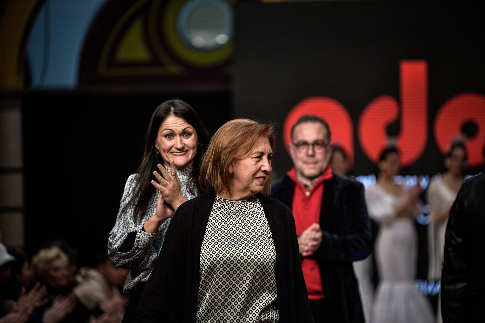 Imágenes de la inauguración de la Pasarela Flamenca en el patio del Ayuntamiento