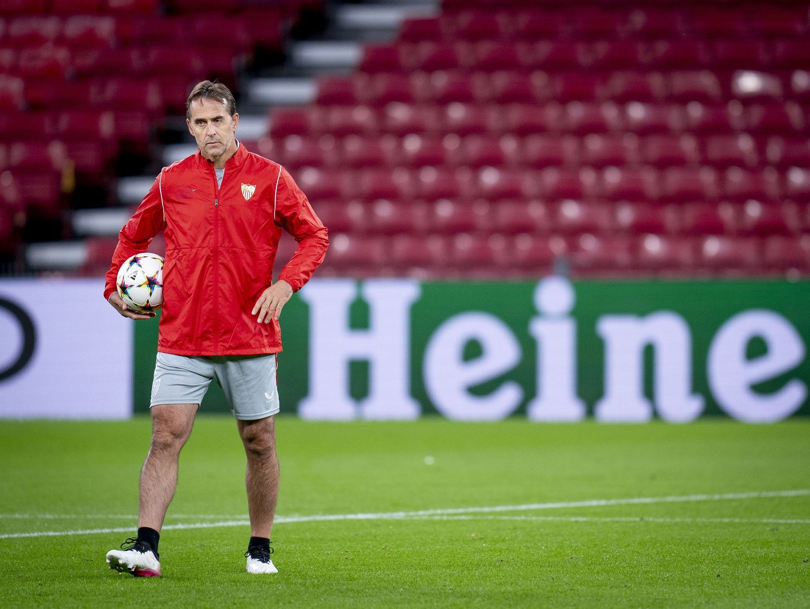Julen Lopetegui, en el Parken Stadion.