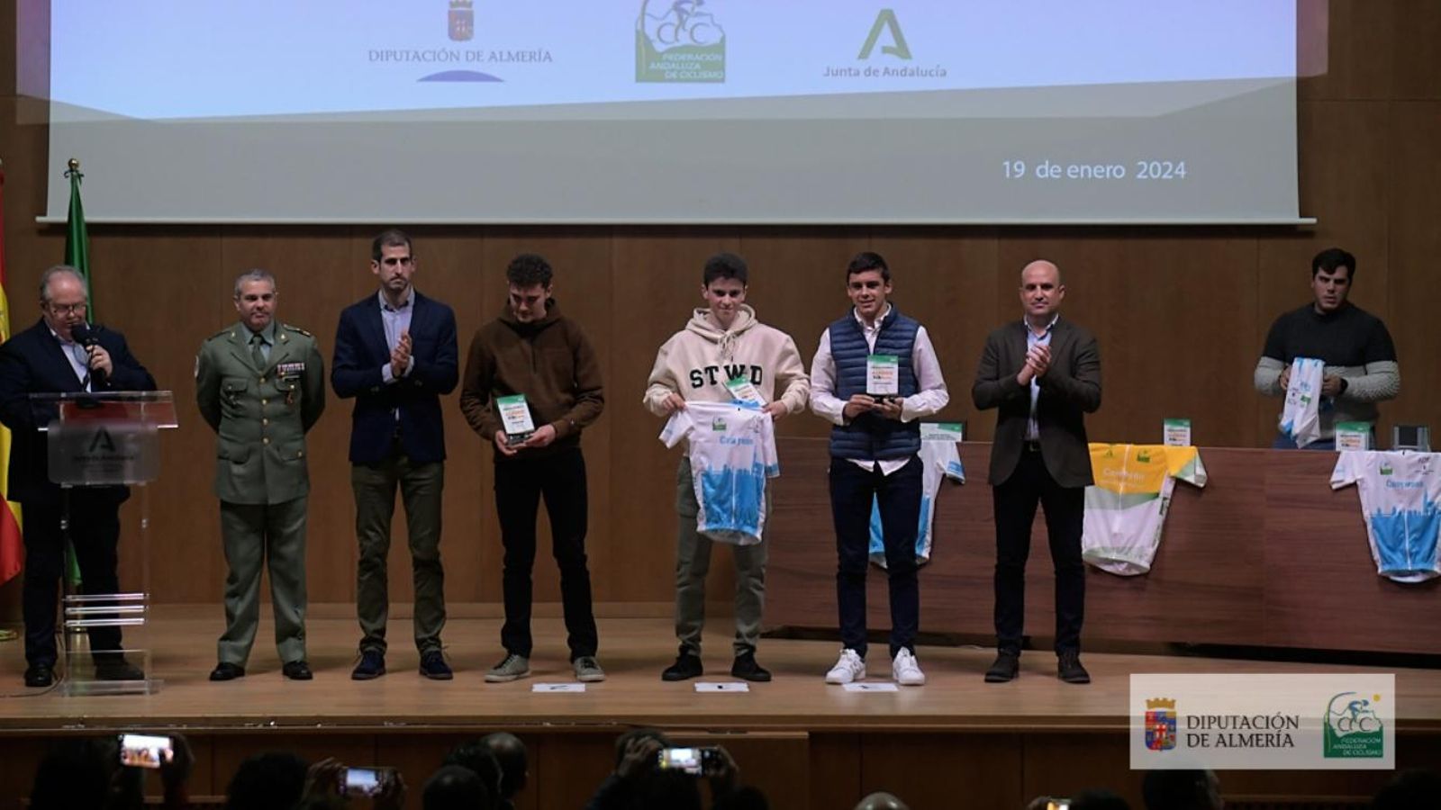 Algunos de los premiados en el evento dedicado al año 2023.