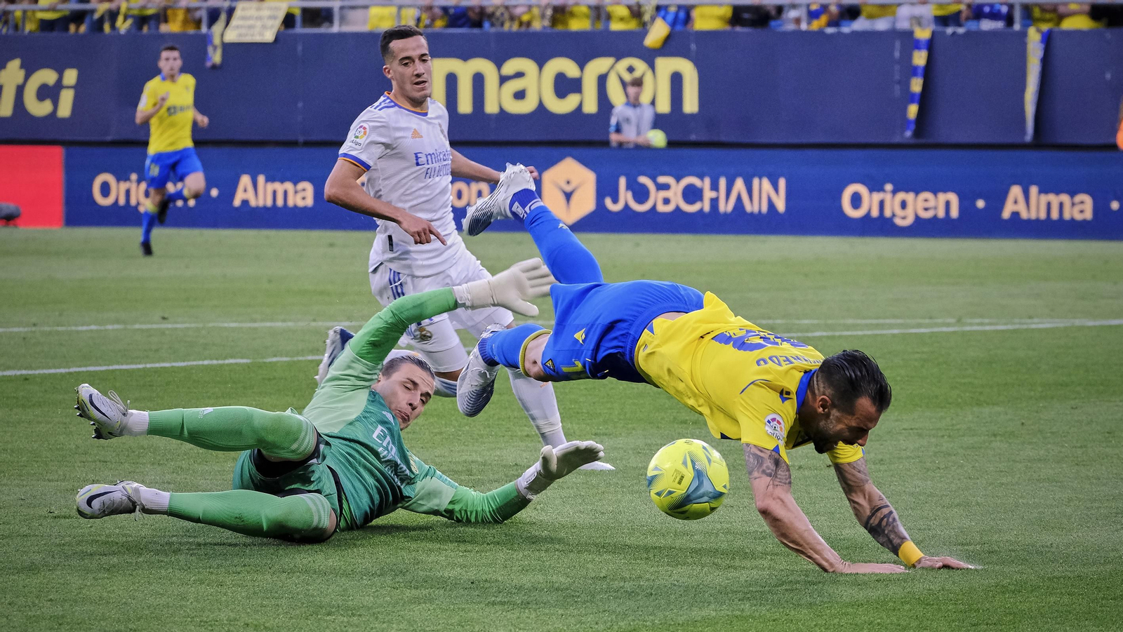 Ambiente  cadista durante el Cádiz CF - Real Madrid