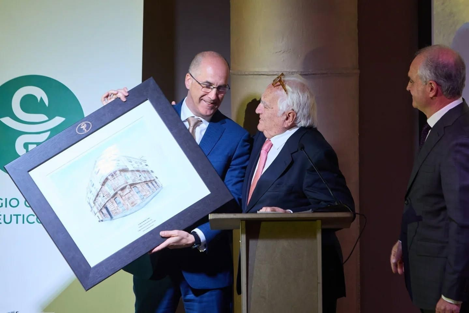 M;omento del homenaje a Antonio Morillo Crespo.