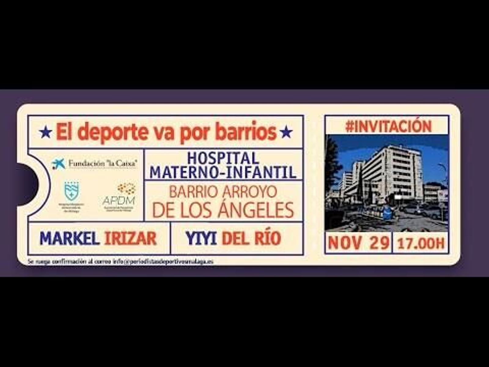 Markel Irizar, lección de vida en el Hospital Materno